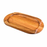 Victoria Acacia plank voor Serveerschaal 34 x 17 cm onderzetter Houtkleur