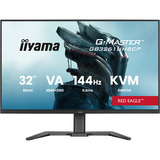 iiyama G-Master Red Eagle GB3261UHSCP-B1 31.5" 4K Ultra HD gaming monitor Zwart (mat), 1x DisplayPort, 2x HDMI, 3x USB-C, 2x USB-A, 144 Hz, 144 Hz, HDMI, DisplayPort, USB-C, Audio, AMD FreeSync 