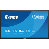 iiyama ProLite P1671HSC-B1 15.6" monitor Zwart, 1x Mini HDMI (Type-C), 2x USB-C, Audio