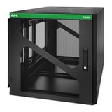 APC NetShelter AR112SM, 12U, wandmontage server rack Zwart/groen, 60(b) x 62,2(h) x 103,7(d) cm, UPS-diepte zijmontage