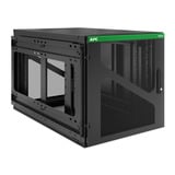 APC NetShelter AR112SM, 12U, wandmontage server rack Zwart/groen, 60(b) x 62,2(h) x 103,7(d) cm, UPS-diepte zijmontage