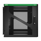 APC NetShelter AR112SM, 12U, wandmontage server rack Zwart/groen, 60(b) x 62,2(h) x 103,7(d) cm, UPS-diepte zijmontage