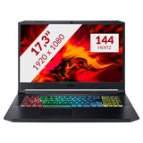 Acer Nitro 5 AN517-52-7352 (NH.QAWEH.001), 17.3" Gaming laptop Zwart, 512 GB SSD, RTX 3060, BT, WiFi 6, Win 10