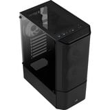 Aerocool Quantum Mesh v3 midi tower behuizing Zwart/grijs | 3x USB-A | RGB | Window