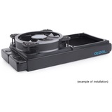 Alphacool Shroud & decoupling 120mm (7mm thickness) incl. 4x M3x37mm Screws inbouwframe Zwart