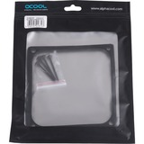 Alphacool Shroud & decoupling 120mm (7mm thickness) incl. 4x M3x37mm Screws inbouwframe Zwart