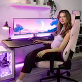 Arozzi Arena Gaming Desk - Pink Roze