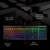 CHERRY XTRFY MX BOARD 3.0S RGB gaming toetsenbord Wit, US lay-out (QWERTY), Cherry MX Blue, 100%, RGB