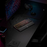 Corsair VANGUARD 96 WIRELESS RGB mechanisch gaming toetsenbord Zwart, US lay-out (QWERTY), Corsair MLX Plasma, 96%, RGB, Keycaps PBT double-shot, ABS single-shot, Hot-swap, RF2.4 / USB / Bluetooth