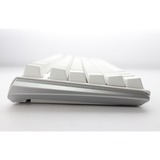 Ducky One 3 Classic Pure White RGB mechanisch toetsenbord Wit, US lay-out (QWERTY), Cherry MX Speed Silver, 100%, RGB led, Double-shot PBT, Hot-swappable, QUACK Mechanics