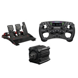 Fanatec ClubSport DD + ClubSport Formula V3 + ClubSport Pedals V3 stuur Zwart, Basis, stuur en pedalen