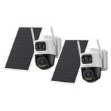 Imou AOV Dual lens 5MP+5MP buitencamera bundel Wit, 2 stuks, 3K, 4G LTE, WiFi 6, Solar panel