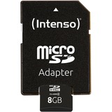 Intenso microSDHC 8GB Class 4 geheugenkaart incl. SD adapter