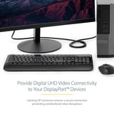 Kensington DisplayPort 1.2 kabel, 0.5 meter Zwart, 4K x 2K Ultra HD VESA