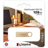 Kingston DataTraveler SE9 G3 128 GB usb-stick Goud, DTSE9G3/128GB, USB-A 3.2 (5 Gbit/s)