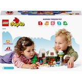 LEGO DUPLO - Peperkoekhuis van de Kerstman Constructiespeelgoed 10976