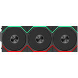 Lian Li UNI FAN TL FLEX Reverse 120 Wireless RGB case fans Zwart, 3 stuks, 120 x 124 x 28 mm, PWM, 3 stuks, Incl. Controller