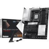 MSI PRO X870E-S EVO WIFI socket AM5 moederbord Zwart, RAID, 5Gb-LAN, Wi-Fi 7, BT, Sound, ATX