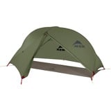 MSR Hubba NX Solo Backpacking Tent Olijfgroen/rood