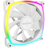 Montech RX120 PWM RGB case fan Wit, 120 x 25 x 120 mm, 3-pin ARGB