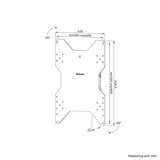 Neomounts WL85-515BL16 TV muur beugel 55-75" - roteerbaar monitorarm Zwart