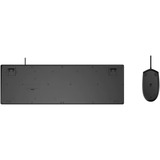 Qware Hamilton bedrade combo desktopset Zwart, EU lay-out (QWERTY), Membraan, 100%