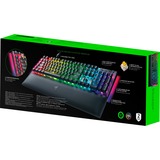 Razer BlackWidow V4 RGB mechanisch gaming toetsenbord Zwart, US lay-out (QWERTY), Razer Yellow, 100%