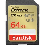 SanDisk Extreme SDXC 64 GB geheugenkaart UHS-I U3, Class 10, V30