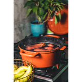 The Windmill Dutch Oven 3,8 liter Geëmailleerd kookpan Oranje