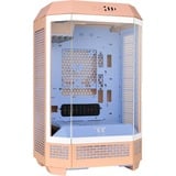 Thermaltake The Tower 300 - Peach Fuzz mini tower behuizing Perzik | 3x USB-A | Tempered Glass