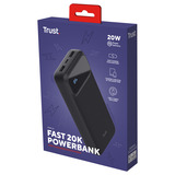 Trust Avala Snelle PD-powerbank, 20.000 mAh Zwart, USB-C