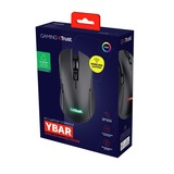 Trust GXT 923  Ybar Wireless Gaming Mouse Zwart, RGB, 7200 dpi