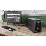 Vertiv PowerUPS 200 Essential 1600IT-IEC Tower ups Zwart, 1600 VA, 925 W, 6x C13, USB