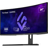 ViewSonic VX3418-2KPC UWQHD gaming monitor 34" Curved UltraWide  Zwart, 2x HDMI, 2x DisplayPort, 180 Hz