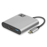USB-C multiport adapter voor 1 HDMI monitor, 1x USB-A, PD pass-through