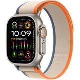 Apple Watch Ultra 2 smartwatch beige/oranje, Titanium, 49 mm, Trail-bandje (M/L), GPS + Cellular