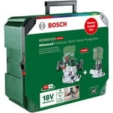 Bosch Combi-frezenset bovenfrees Groen/zwart, Accu en oplader niet inbegrepen