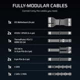 Corsair RM1000e (2026) modulaire 1000 watt voeding  Zwart, 1x 12V-2x6, 4x PCIe, ATX 3.1, ThermalProtect 12V-2x6