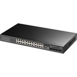 Cudy 24-GbE 4-SFP+ L3 Managed Gigabit Switch Zwart