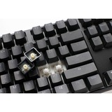 Ducky One 3 Classic, toetsenbord Zwart/wit, US lay-out, Cherry MX Red, RGB led, Double-shot PBT, Hot-swappable, QUACK Mechanics