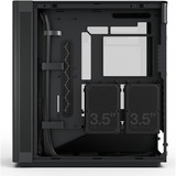 Fractal Design Define One Dark TG midi tower behuizing Zwart | 2x USB-A | 1x USB-C | Tempered Glass