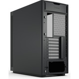 Fractal Design Define One Dark TG midi tower behuizing Zwart | 2x USB-A | 1x USB-C | Tempered Glass