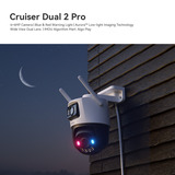 Imou Cruiser Dual 2 Pro beveiligingscamera Wit, 4MP, WiFi 6, LAN