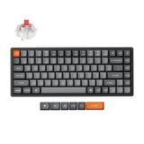 Keychron K2 Max-J1 RGB mechanisch toetsenbord Zwart, US lay-out (QWERTY), Keychron Super Red, 75%, RGB leds, OSA Double-shot PBT, hot swap, 2.4GHz | Bluetooth 5.1 | USB-C