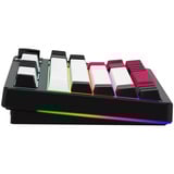 LORGAR KBP70TKLW, gaming toetsenbord Zwart, US lay-out, LOGAR Toxic Purple, TKL, RGB, Hot-swappable, PBT Double-shot, Bluetooth / 2.4GHz / USB