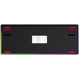 LORGAR KBP70TKLW, gaming toetsenbord Zwart, US lay-out, LOGAR Toxic Purple, TKL, RGB, Hot-swappable, PBT Double-shot, Bluetooth / 2.4GHz / USB