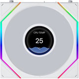 Lian Li UNI FAN TL LCD FLEX 120 Wireless RGB case fans Wit, 3 stuks, 124 x 120 x 28 mm, PWM, 3 stuks