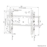 Neomounts WL35-750BL16 kantelbare wandsteun bevestiging Zwart