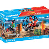 PLAYMOBIL Action Heroes - Stuntshow Constructiespeelgoed 71808