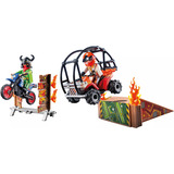 PLAYMOBIL Action Heroes - Stuntshow Constructiespeelgoed 71808